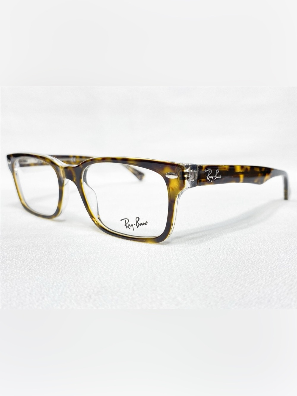 Ray Ban RB 5286 5082 51 Eyeglass Frame Full Wayfarer Horn Havana Brown NWT